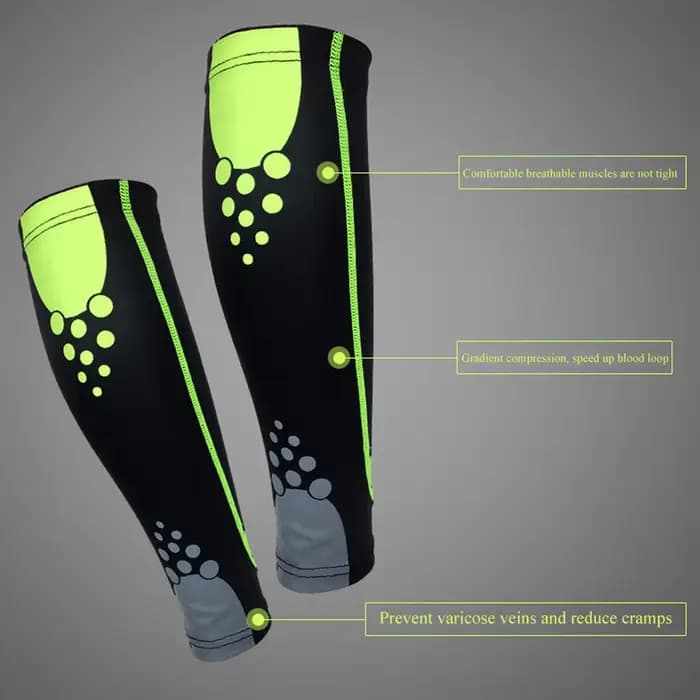 Manchons de Compression de mollet de Sport, chaussettes de jambe, course à pied, cyclisme, chauffe-j