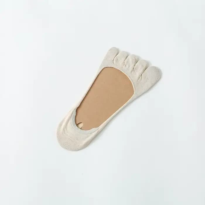 DOIAESKV – chaussettes à orteils pour femmes, pantoufles d'été et d'automne, courtes, en coton, à ci