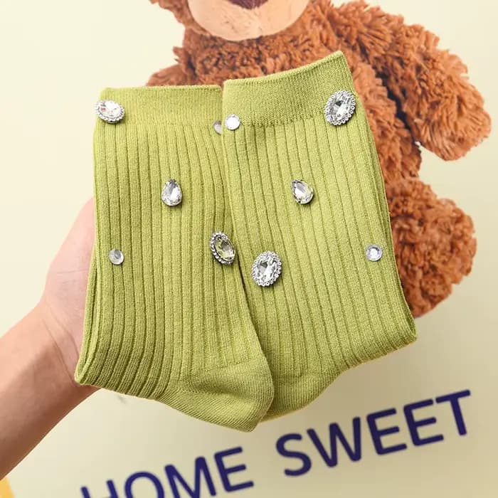Chaussettes coréennes rétro pour femmes, chaussettes en coton de haute qualité, simples, polyvalente