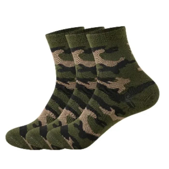 Accessoires de Costume de ventilateur militaire, chaussettes vertes de Camouflage, une paire