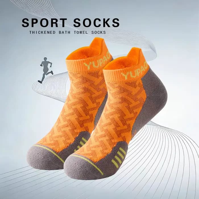 1/3 paires de chaussettes courtes de sport professionnelles pour hommes, épaisses, en tissu éponge, 