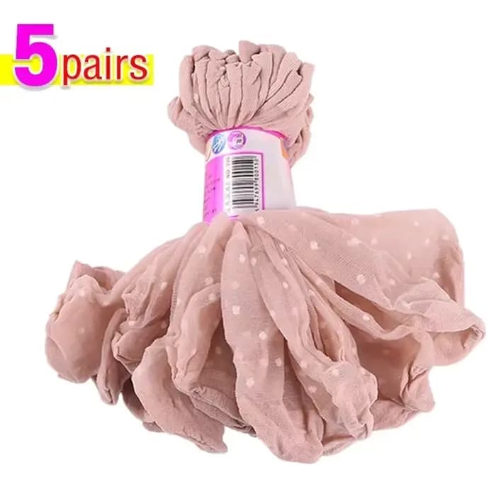 Chaussettes d'été en soie pour femmes, courtes en dentelle transparente à pois, bas Sexy respirants,