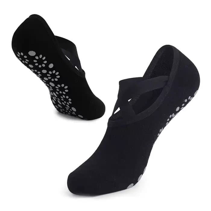 Chaussettes de Pilates et de yoga pour femmes, respirantes, absorbant la transpiration, chaussettes 