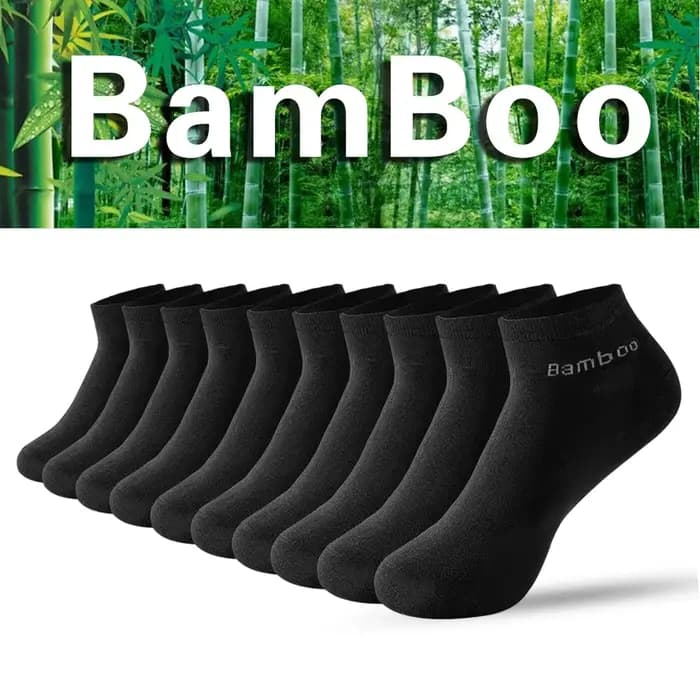 5 paires de chaussettes en bambou pour hommes, de haute qualité, absorbant la sueur, désodorisantes,
