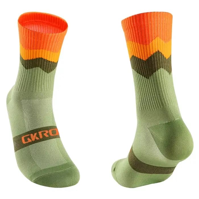 Chaussettes de cyclisme pour hommes et femmes, respirantes, longueur cheville, sport, gymnastique, a