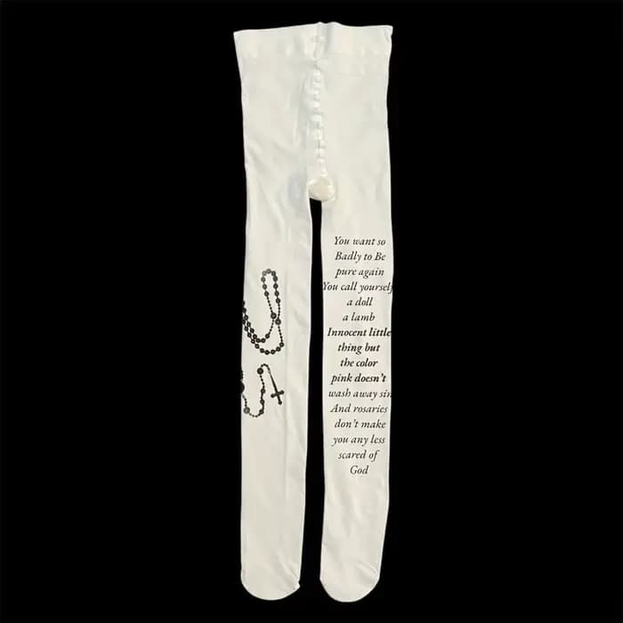 Chaussettes longues pour femmes Y2K, collants élastiques, simples, polyvalents pour un usage quotidi