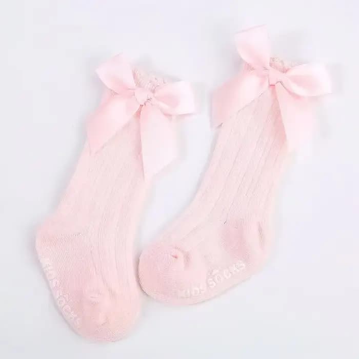 Chaussettes pour nouveau-né fille, printemps, été, automne, chaussettes antidérapantes pour ramper a