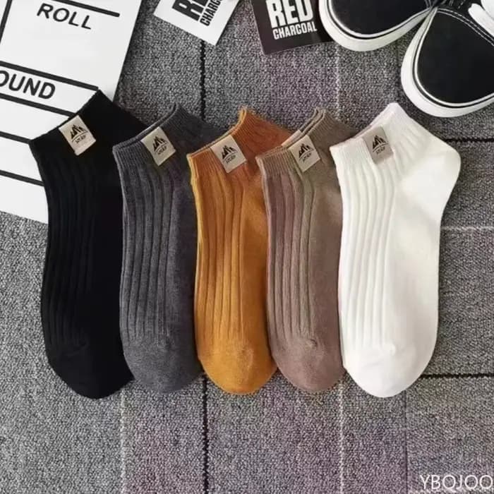 5 paires de chaussettes de sport anti-odeur pour hommes, tube court absorbant la sueur, fines, coupe