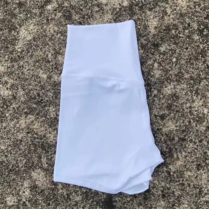 Sexy couleur unie femmes Fitness Sport court taille haute athlétique Yoga jambe courte cyclisme entr