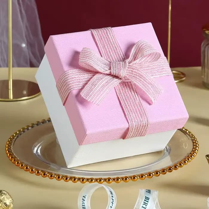Boîte Cadeau Rose pour Chaussettes, Emballage de Noël, Taille Extra-Large, Boîte Cadeau d'Anniversai