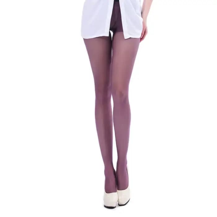 Collants Sexy violet Opaque femmes collants printemps automne collants en Nylon collants sans coutur