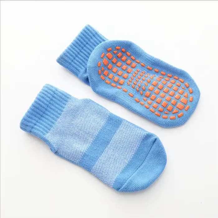 Chaussettes en coton pour enfants, chaussettes à semelle antidérapante en caoutchouc, pour filles et