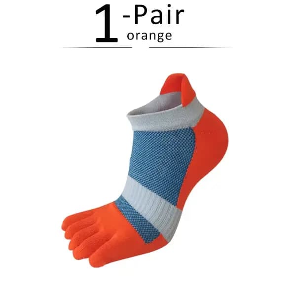 Chaussettes de Sport à bout grande taille pour hommes, en maille, absorbant la sueur, bouche peu pro