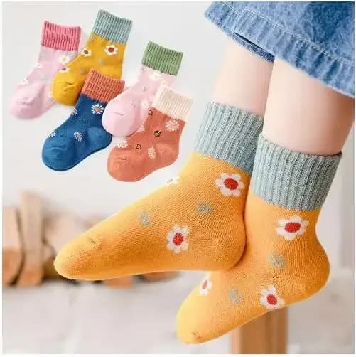 5 paires enfants garçons chaussettes Tennis enfants Sport écoliers chaussettes printemps automne dou