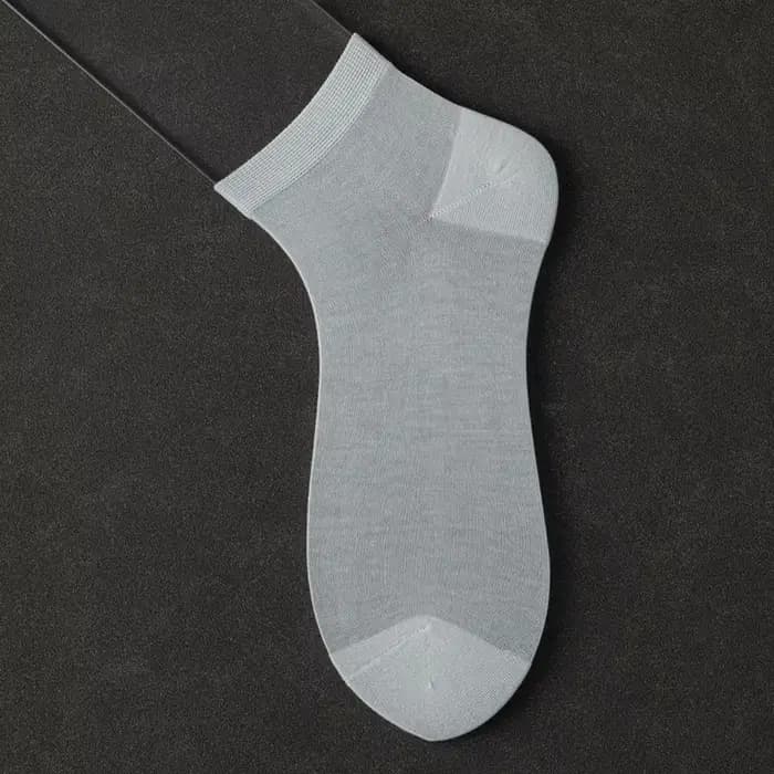 Chaussettes courtes en soie de mûrier pour hommes, fines et respirantes, Tube bas, chaussettes d'aff