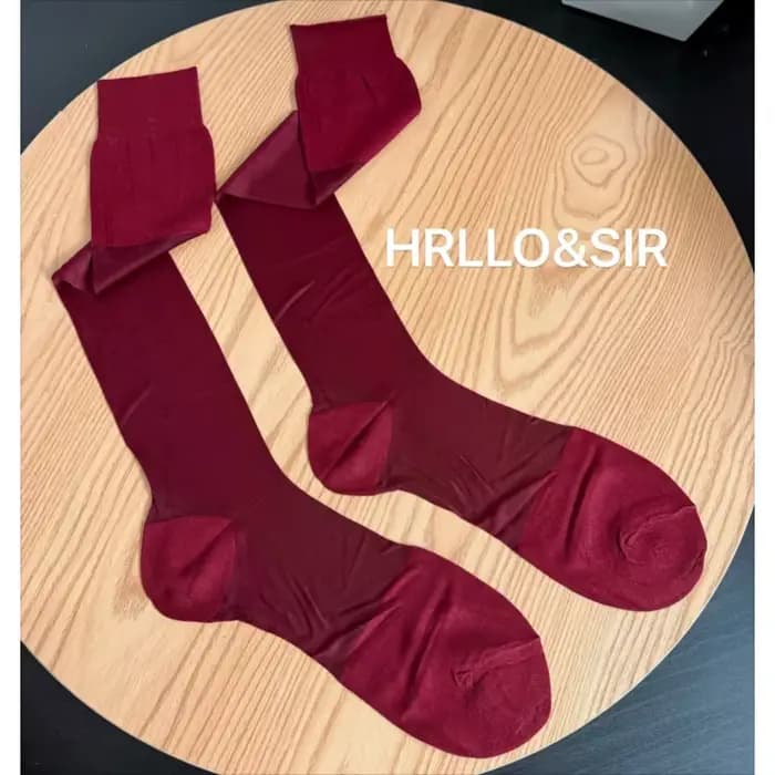 Chaussettes longues aux genoux pour hommes, rouge espagnol, Sexy, vêtements de cérémonie exotiques, 