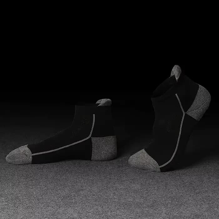 5 paires/lot de chaussettes pour hommes, chaussettes de sport en coton pour basket-ball, course à pi