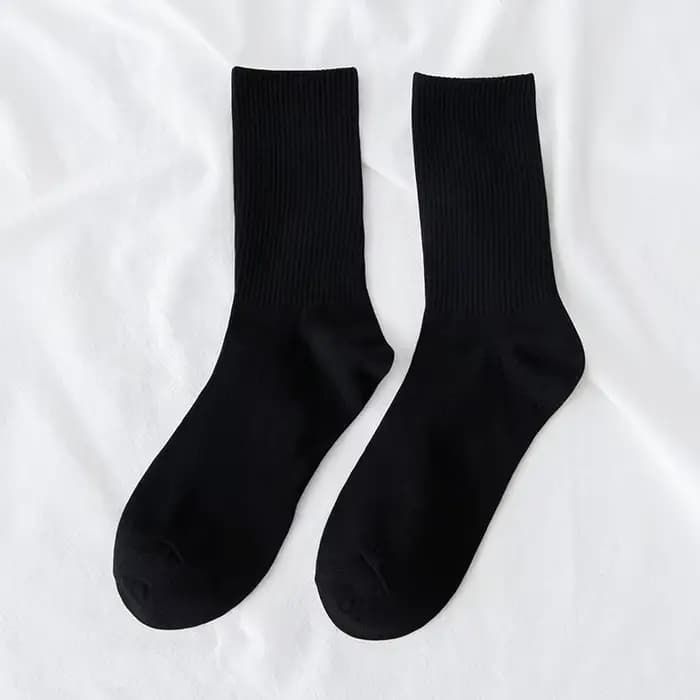1 paire de chaussettes confortables pour hommes et femmes, chaussettes longues décontractées de coul