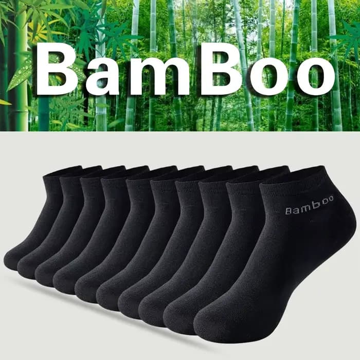 5 paires de chaussettes de cheville en Fiber de bambou pour hommes, de haute qualité, décontractées,