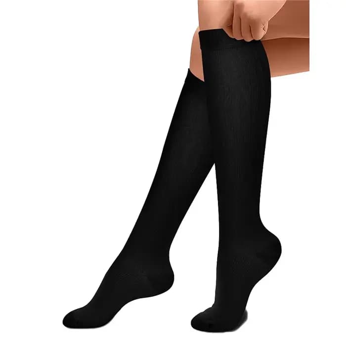 Les chaussettes de compression pour femmes Circulation15-20 mmHg sont le meilleur soutien pour la co