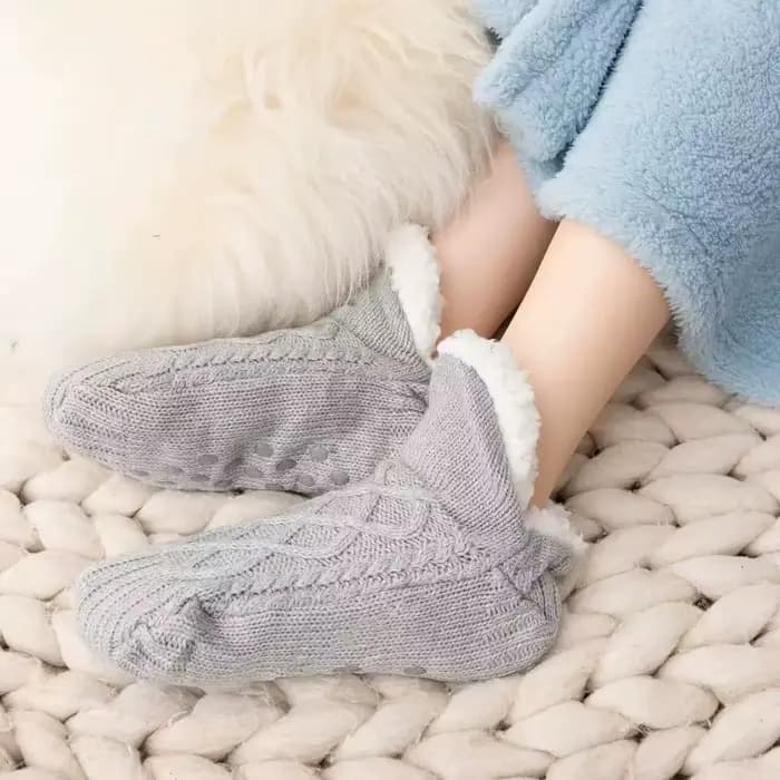 Chaussettes d'hiver épaisses pour femmes, chaussettes à enfiler, confortables et chaudes. Saison de 