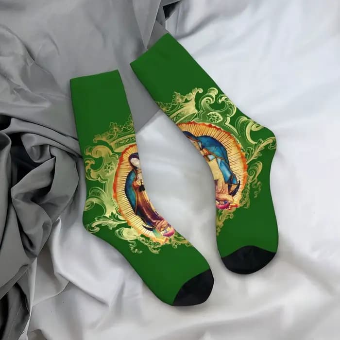Chaussettes Our Lady of Iissa Upe pour dames, chaussettes antibactériennes élégantes, chaussettes d'