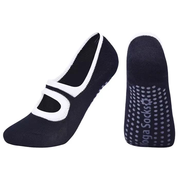 Chaussettes de sport pour Fitness Gym femmes chaussettes de Pilates de haute qualité anti-dérapant r