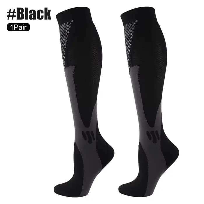 1 paire de chaussettes de Compression de Sport pour hommes et femmes, chaussettes athlétiques à Tube