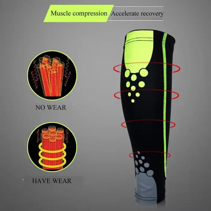 Manchons de Compression de mollet de Sport, chaussettes de jambe, course à pied, cyclisme, chauffe-j