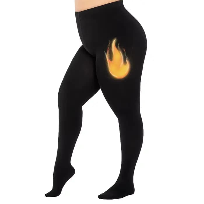 Collants doublés polaire 200D pour femmes, Leggings thermiques d'hiver, collants slim de grande tail