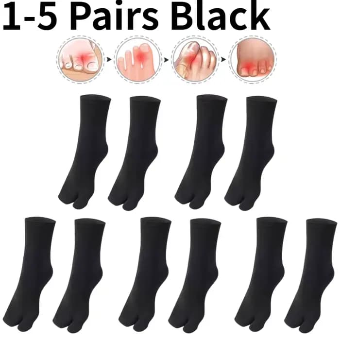Chaussettes japonaises à bout ouvert pour hommes et femmes, Kimono séparé, respirant, déodorant de s