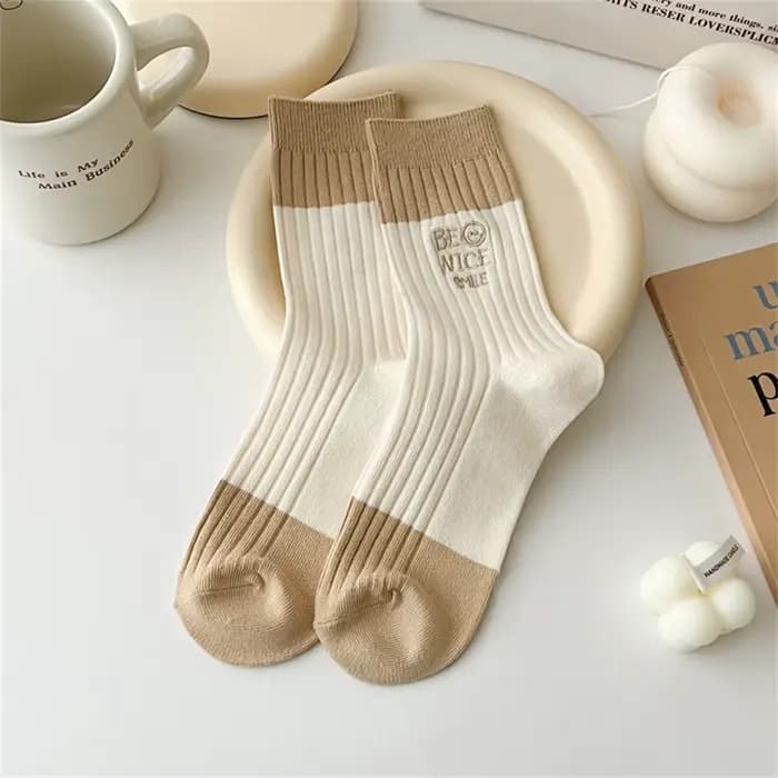 Chaussettes en molleton de coton doux pour femmes