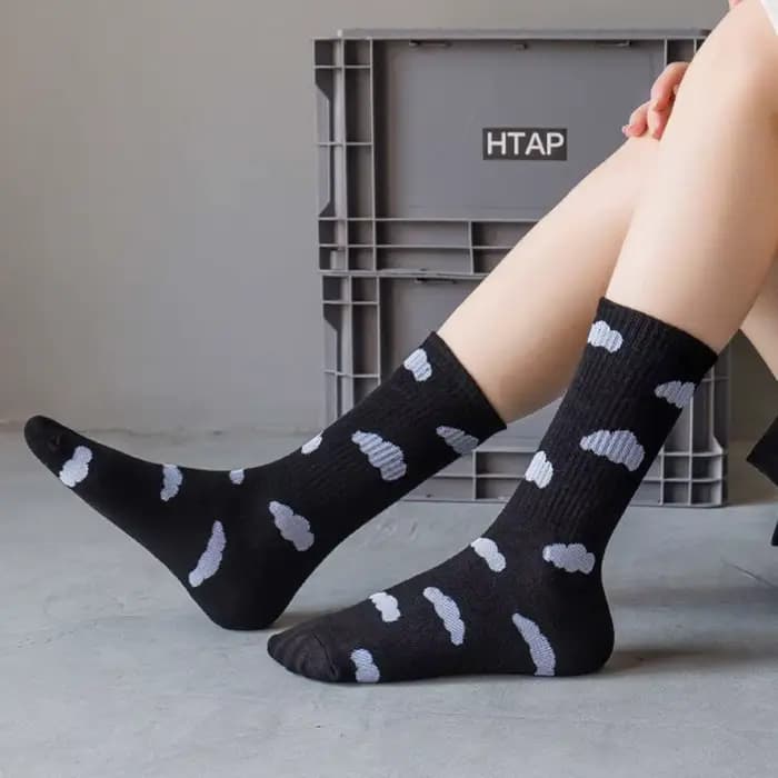 Chaussettes de sport confortables en coton pour femmes