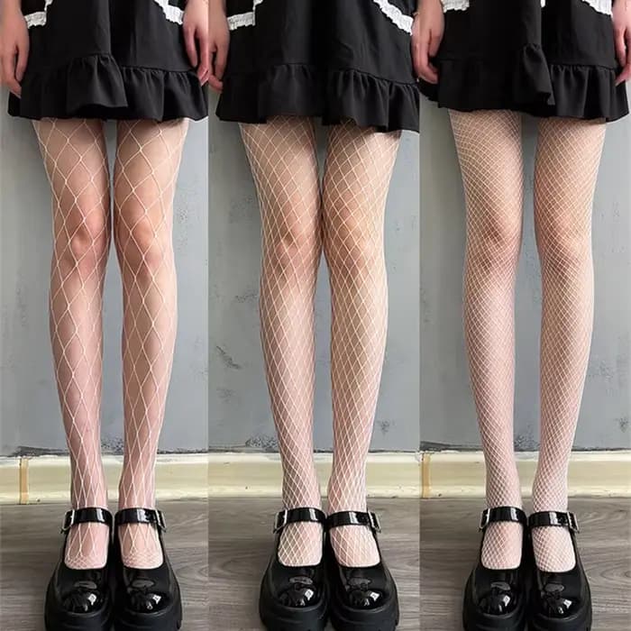 Collants résille en maille pour femmes