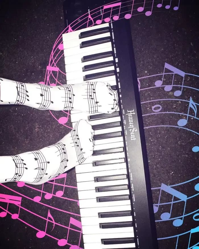 Chaussettes aux genoux Y2k