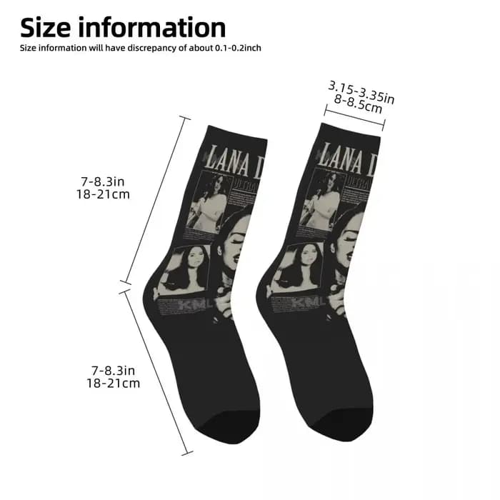 Lana Del Rey RNCan-Chaussettes unisexes