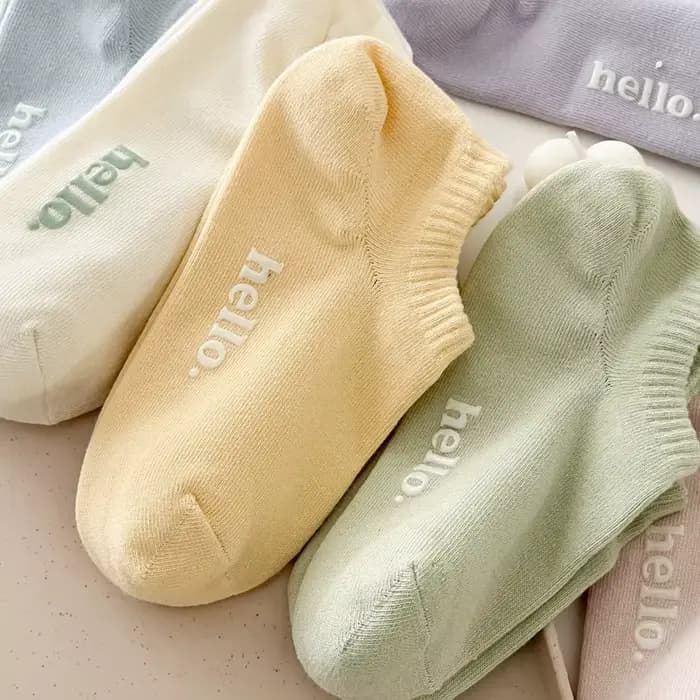 Chaussettes en pur coton pour femmes