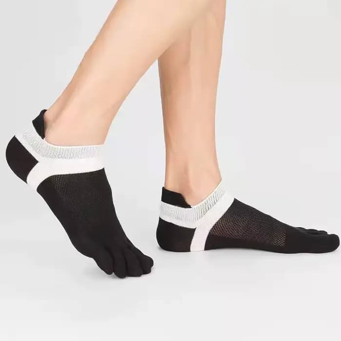 Chaussettes à cinq doigts pour hommes, en coton, courtes, antidérapantes, anti-friction, de haute qualité, invisibles, chaussettes de cheville, Meia Calcetines