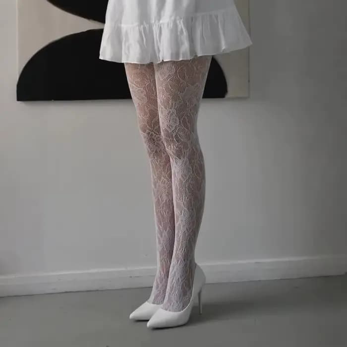 Nouvelles basques Lolita blanches pour femme