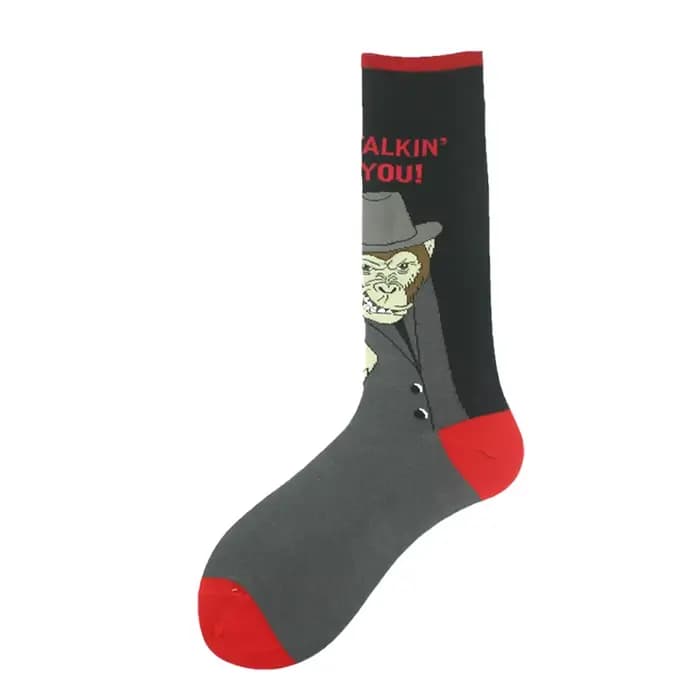 Chaussettes colorées amusantes pour hommes