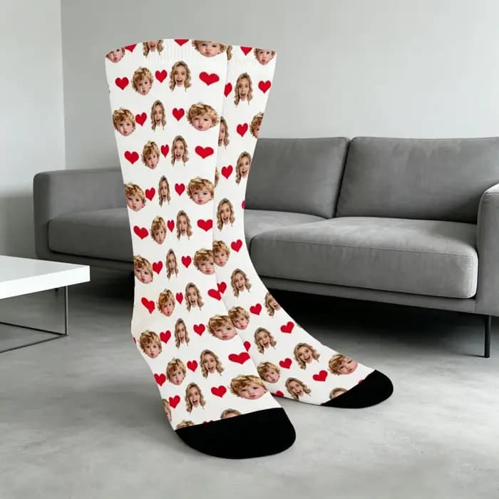 Chaussettes personnalisées avec photo