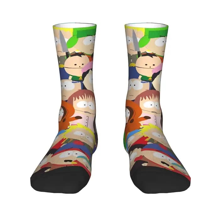 Nouveaux hommes chaussettes décontracté Souths dessin animé parc chaussette Stan Cartman Kyle Kenny haute qualité femmes bas printemps automne hiver