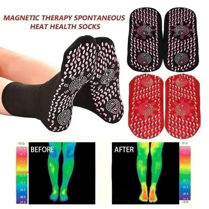 1/3/6 paires Tourmaline auto-chauffant chaussettes hiver chaud thermique soins de santé