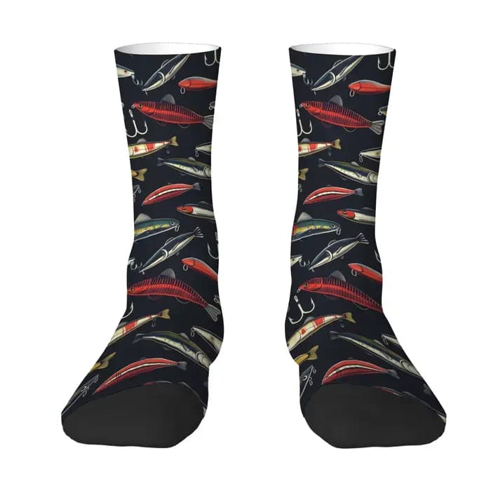 Chaussettes de pêche au leurre pour hommes