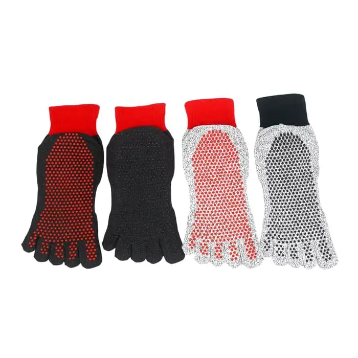 Chaussettes extérieures à cinq doigts Anti-coupure Silicone Surf Sports nautiques Plage Randonnée Escalade