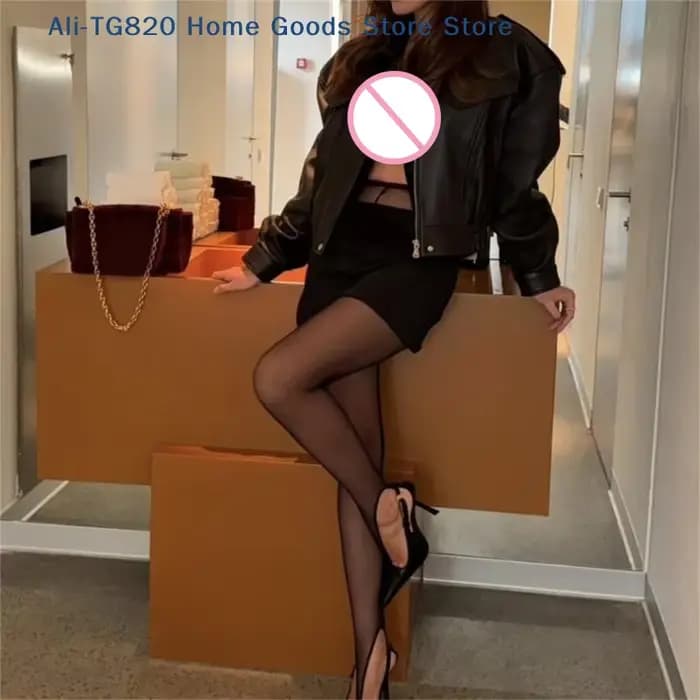 Collants sans pieds pour femmes [TG820] avec boucle à l'orteil