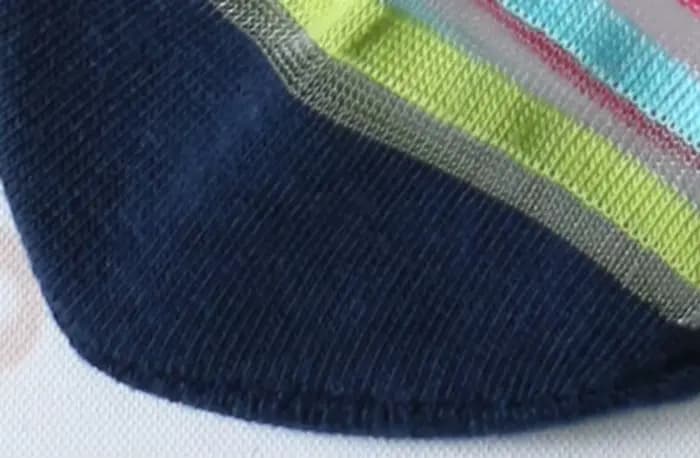 2 couleurs printemps/été chaussettes invisibles | Pantoufles fines rayées en soie cristal à la mode pour femmes