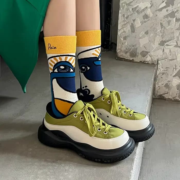 Chaussettes de mode personnalisées