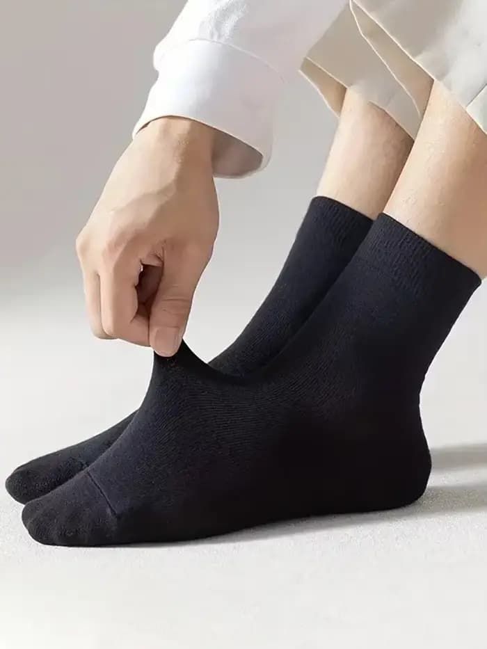 6 paires de chaussettes mi-longues pour hommes