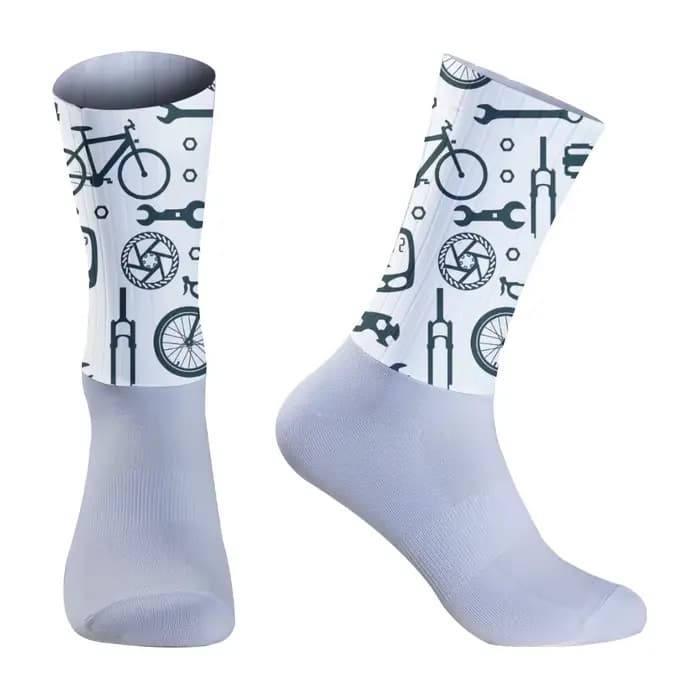 Chaussettes de cyclisme sans couture Aero